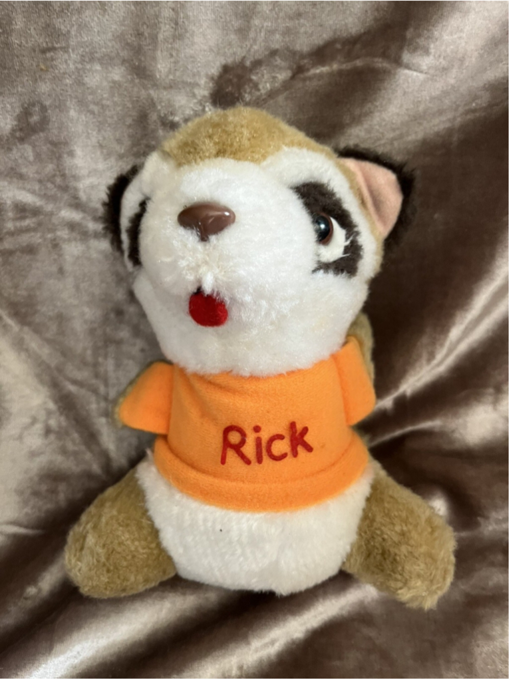 Vintage Plush Shirt Tales Ricky 1980 Stuffed Animal Hallmark Cards Collectible